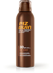 Piz Buin Tan & Protect Waterproof Sunscreen Lotion for the Body SPF30 in Spray 150ml