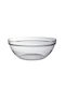 Homestyle Lys Glass Salad Bowl Transparent 26x26x10.5cm