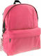 Must Monochrome Rpet Coral School Bag Backpack Junior High-High School in Pink color 22lt