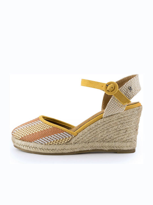 Women's Platform Espadrilles Yellow