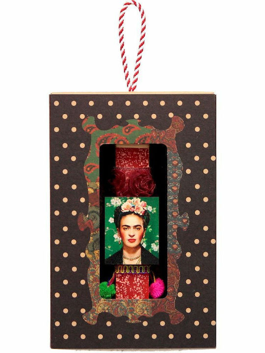Lumânare de Paște cu Formă Plată Parfumată, Handmade și cu Cutie 20buc Roșie