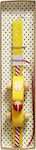 Easter Candle Square Scented, Handmade and with Box 34pcs Yellow