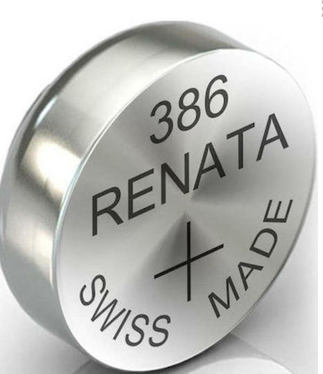 Renata 386 Silver Oxide Watch Battery SR43 1.55V 1pcs