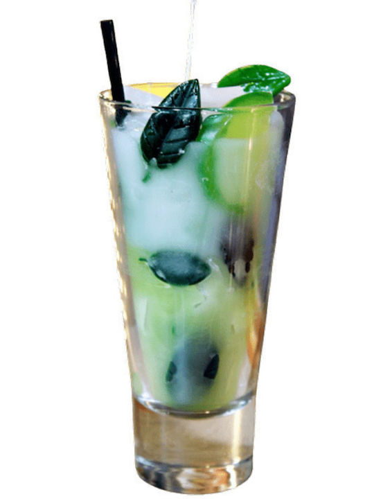 Coctail Mojito Λαμπάδα Αρωματική Γκρι (Διάφορα Σχέδια)