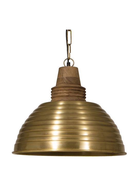 Zaros Pendant Light Single-Light Bell for Socket E27 Gold