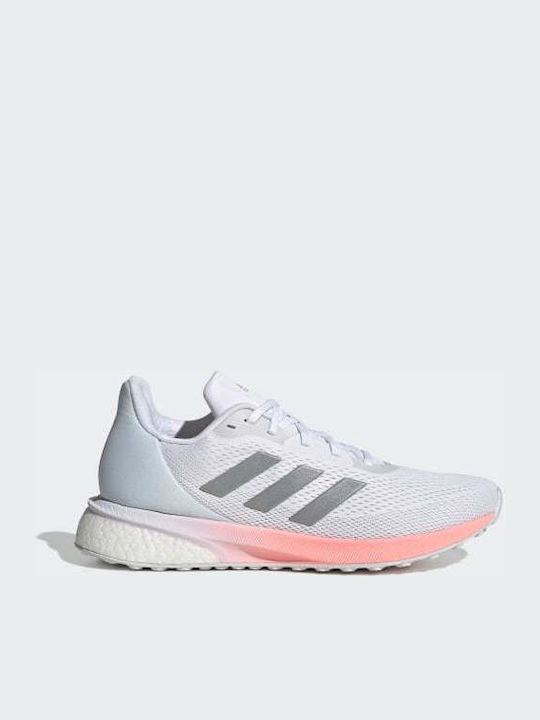 Adidas Astrarun Γυναικεία Αθλητικά Παπούτσια Running Cloud White / Silver Metallic / Sky Tint