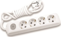 Panasonic Power Strip 4 Positions with Switch and Cable 1.5m