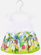 Mayoral Kids Dress Sleeveless White