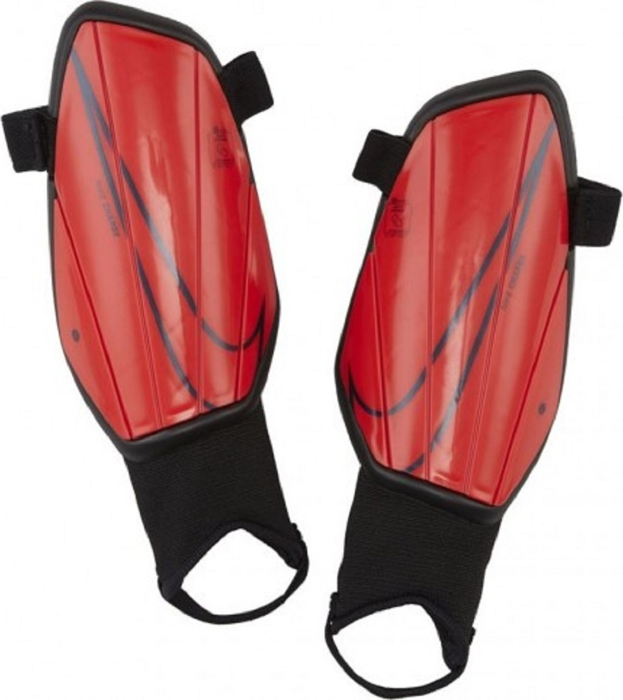 nike shin guard straps red