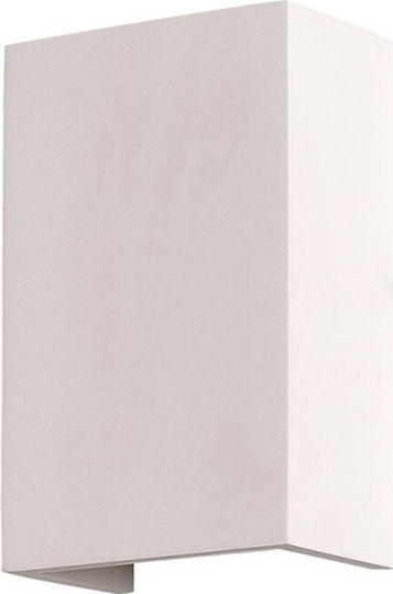 Geyer Modern Lamp Wall with Socket G9 White 10x10x160cm