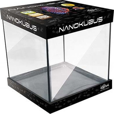 Haquoss Nanokubus Fish Aquarium Capacity 8lt with Lighting, Filter and 25x20x20cm