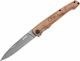 Walther BWK1 Taschenmesser Braun in Lederhülle