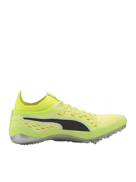 Puma evoSpeed Netfit Sprint 2 Ανδρικά Αθλητικά Παπούτσια Spikes Κίτρινα