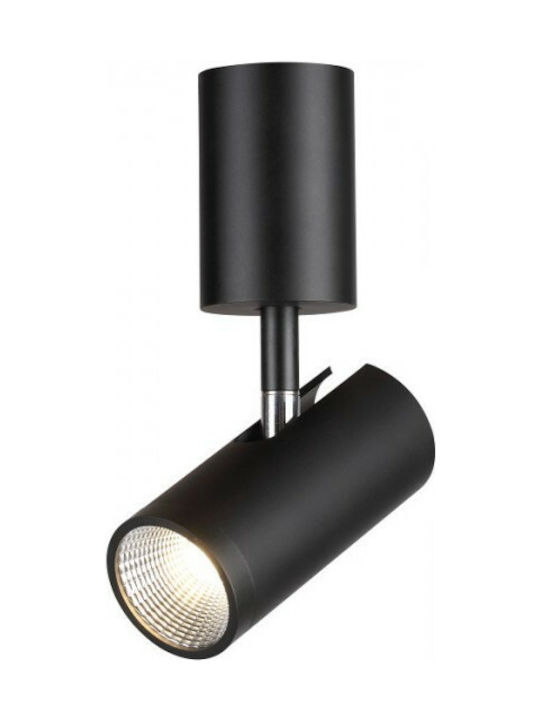 Rendl Light Studio Bogard Ceiling Single LED Warm White Spot in Black Color