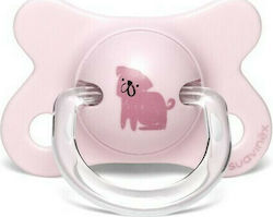 Suavinex Πιπίλα Σιλικόνης για 4-18 μηνών Dog Pink Suavinex Πιπίλα Σιλικόνης για 4-18 μηνών Dog Pink
