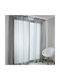 Mc Decor Κουρτίνα με Τρουκς Check Γκρι 140x250εκ.