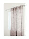 Mc Decor Κουρτίνα με Τρουκς Natural Καφέ 135x280εκ.