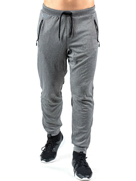 Hydro + Runner Frost Glossy Sweatpants With Elastic Gray