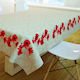 Saint Clair Osterdekorationen & Ornamente Easter 11 145x180cm Pashalino Tischtuch Stoff Rote 180x145cm