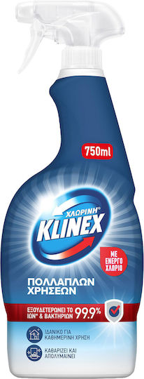 Klinex With Active Chlorine Cleaning Spray General Use Disinfectant 750ml