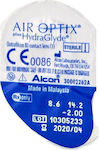 Air Optix Plus Hydraglyde Kontaktlinse Silikon-Hydrogel