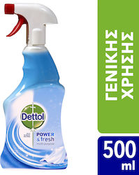 Dettol Power & Fresh Cleaning Spray General Use Disinfectant Crisp Linen & Aqua Sky 500ml