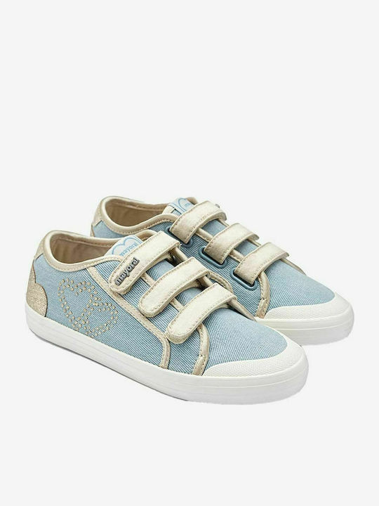 Mayoral Kids Sneakers with Scratch Light Blue