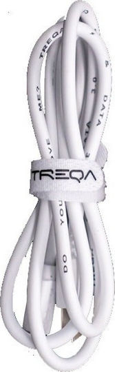 Treqa CA-8062 USB-A zu Lightning Kabel Weiß 1m (CA-8062)