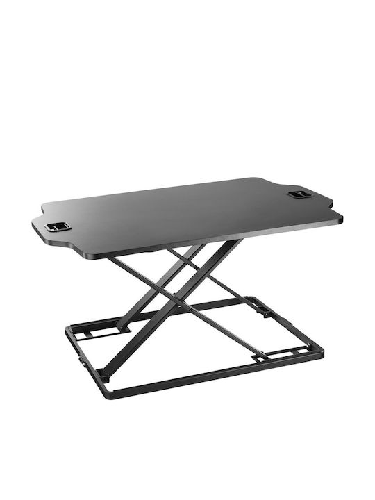 Gaming Office Ergonomic Standing SD-1 with Metal Legs & Adjustable Height Black 79.5x54cm