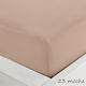 Sunshine Sheet King Size with Elastic 180x200+20cm. Menta 152 Mocha 23