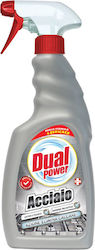 Dual Power Acciaio Profesional Spray de Curățare pentru Suprafețe din Inox 1x500ml Dual Power Acciaio Profesional Spray de Curățare pentru Suprafețe din Inox 1x500ml