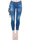 Sandra Damenjeans Mittelhohe Taille in Enger Passform