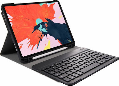 Tech-Protect Smartcase Flip Cover Δερματίνης με Πληκτρολόγιο Μαύρο (iPad Pro 2018 11")