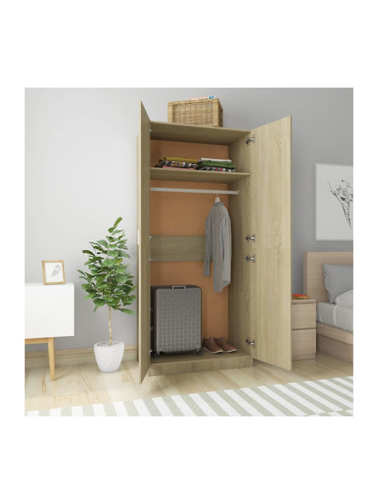 Double Door Wardrobe 90x52x200cm