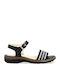 Parex Women's Flat Sandals in Black Color