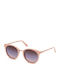 Guess Damen Sonnenbrille mit Rosa Gestell und Lila Verlaufsfarbe Spiegel Linse GU7688 74C