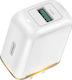 Joyroom Φορτιστής Χωρίς Καλώδιο με Θύρα USB-A 18W Quick Charge 3.0 Λευκός (Yida)