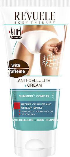 Revuele Anti-Cellulite Creme für Abnehmen & Cellulite mit Koffein 200ml