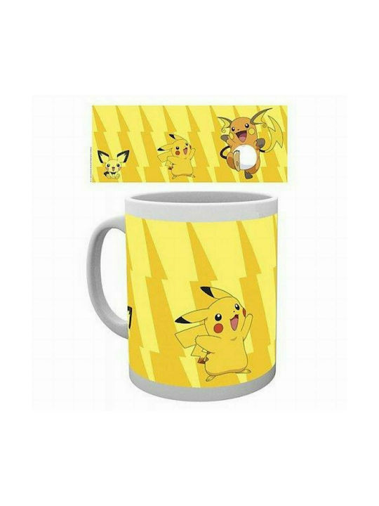 GB eye Pokemon-Pikachu Evolve Cană Ceramică Galbenă 290ml 1buc