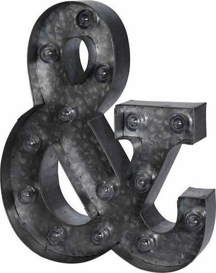 Lustră Decorativă Scrisoare Negru