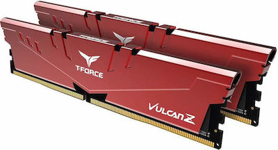 TeamGroup Vulcan Z 16GB DDR4 RAM cu 2 module (2x8GB) și Viteză 3200 pentru Desktop