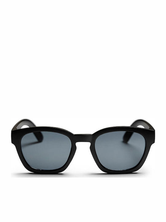 Chpo Vik Unisex Sunglasses with Black Plastic Frame and Black Lens 16132KK
