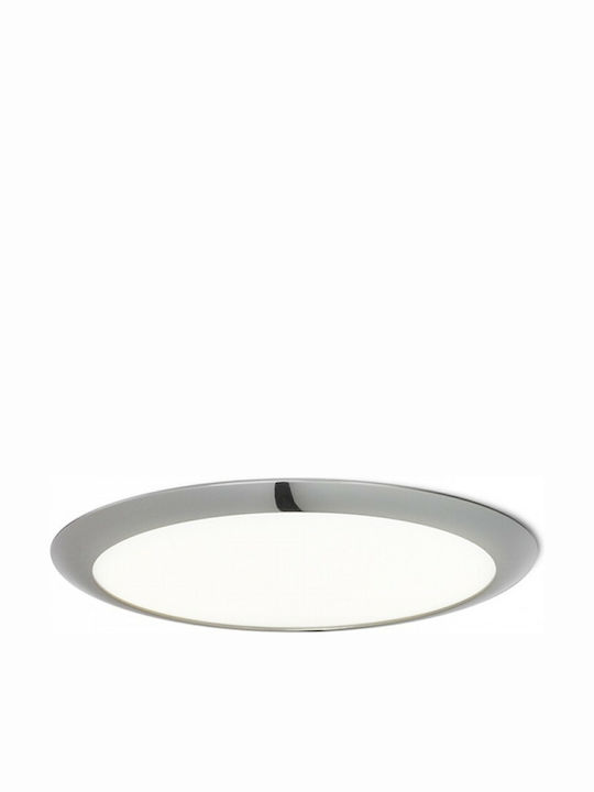 Rendl Light Studio Dada 23 Round Recessed LED Panel 18W with Warm White Light 3000K