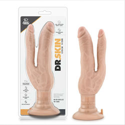 Blush Dr. Skin-Cock Vibes-Double Vibe Flesh Blush Dr. Skin-Cock Vibes-Double Vibe Flesh