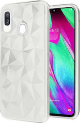 Forcell 3D Air Prism Back Cover Διάφανο (Galaxy M20)