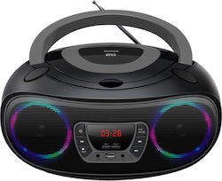 Denver Portable Radio-CD Player TCL-212 Equipped with Bluetooth / CD / MP3 / USB / Radio Black