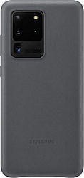 Samsung Leather Cover Back Cover Leather Gray (...