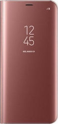 Hurtel Clear View Carte Plastic Rose Gold (Galaxy S20+)