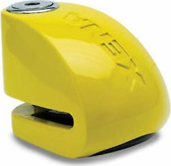 Xena XX10 Motorcycle Disc Brake Lock with Alarm & 10mm Pin in Yellow