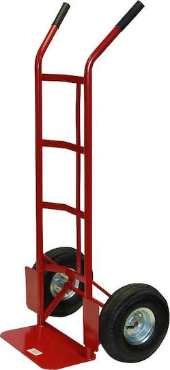 Transport Trolley with Foam Wheels for Loads Weighing up to 200 kg in Red